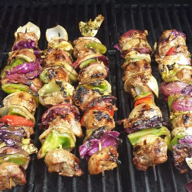 Chicken Souvlaki Plate Recipe