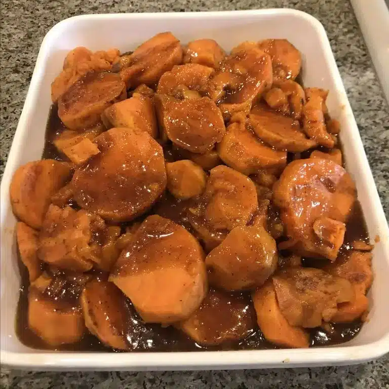 Crockpot Candied Sweet Potatoes Recipe