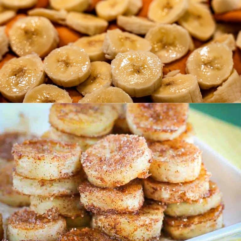 Pan Fried Cinnamon Bananas