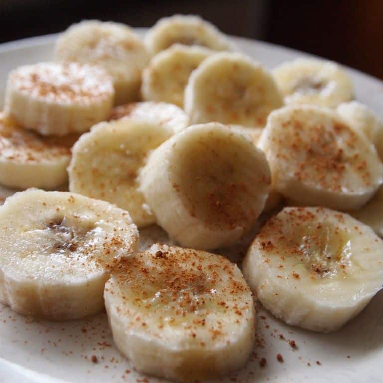 Pan Fried Cinnamon Bananas