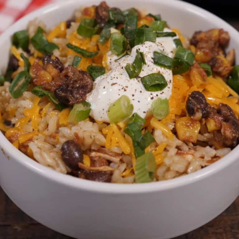 Slow Cooker Chicken Burrito Bowl