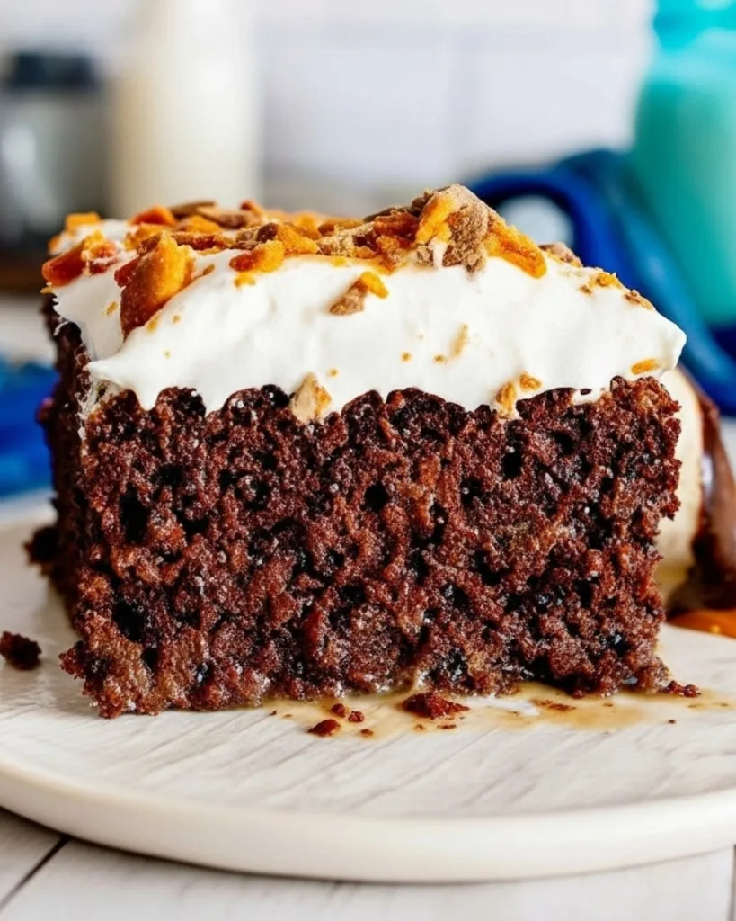 Butterfinger Poke Cake 5