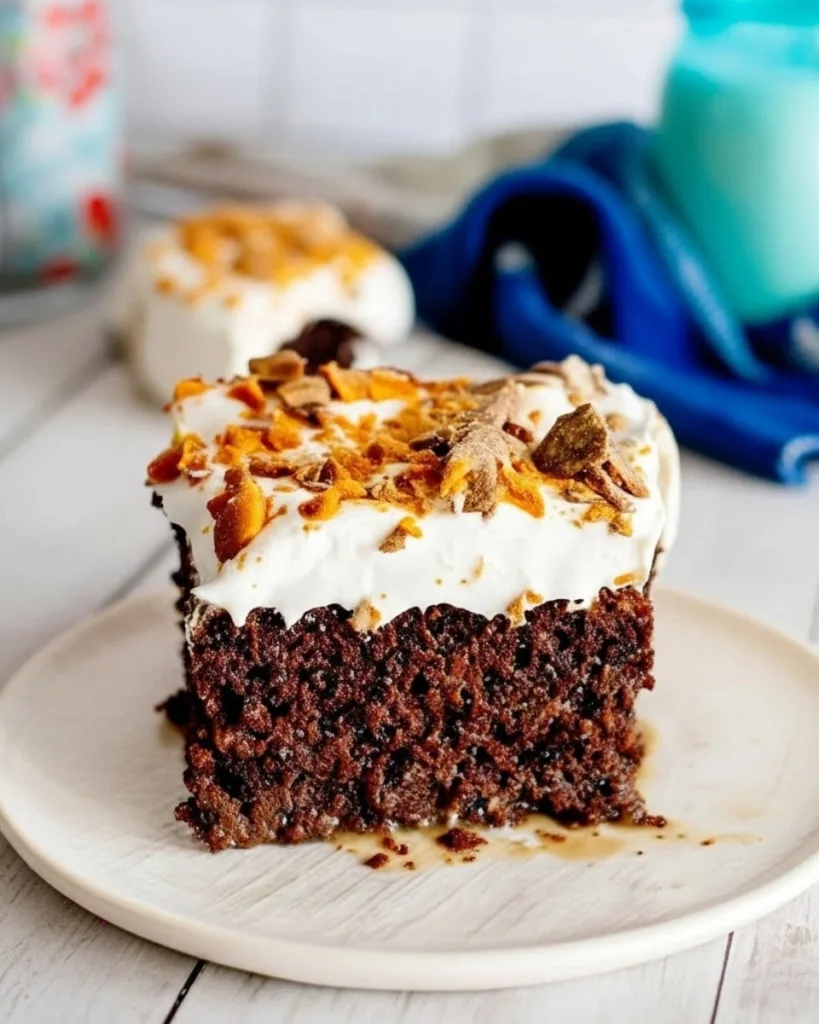Butterfinger Poke Cake 6
