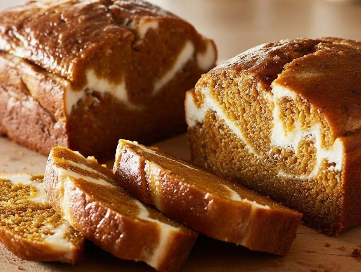 Pumpkin Cream Cheese Bread