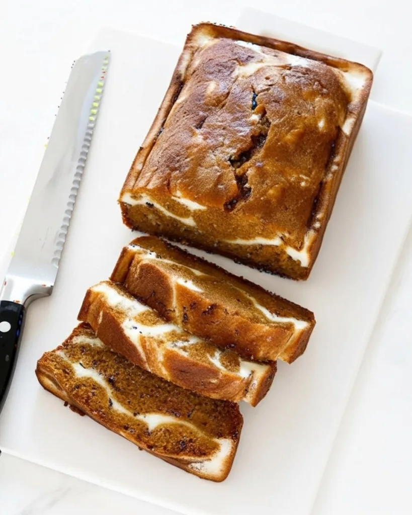Pumpkin Cream Cheese Bread 2