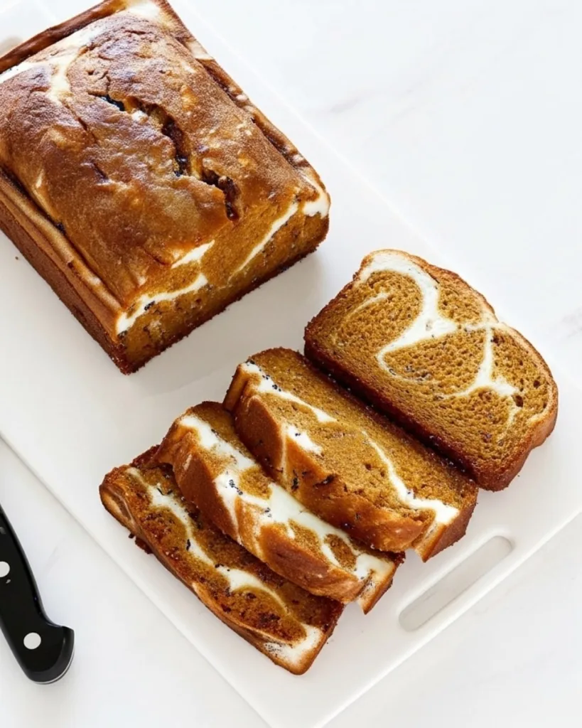 Pumpkin Cream Cheese Bread 5