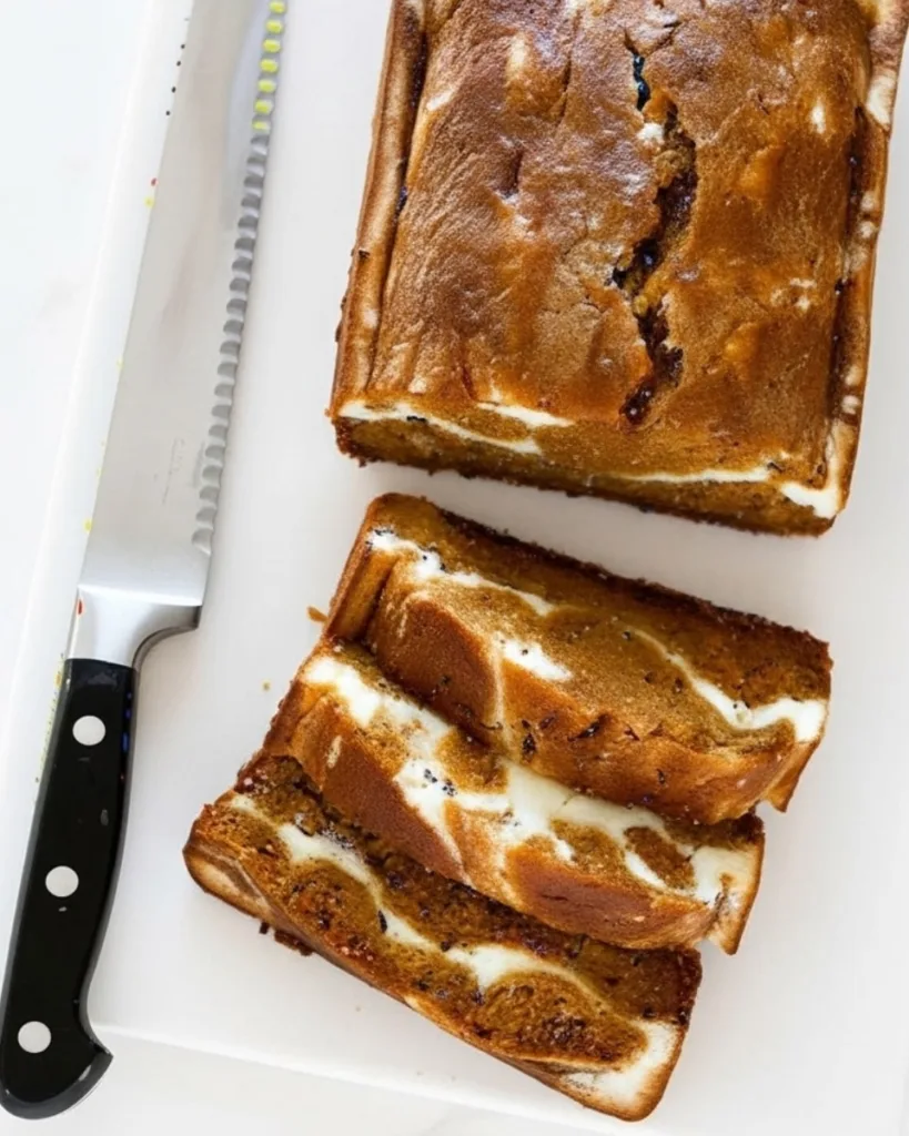 Pumpkin Cream Cheese Bread 6