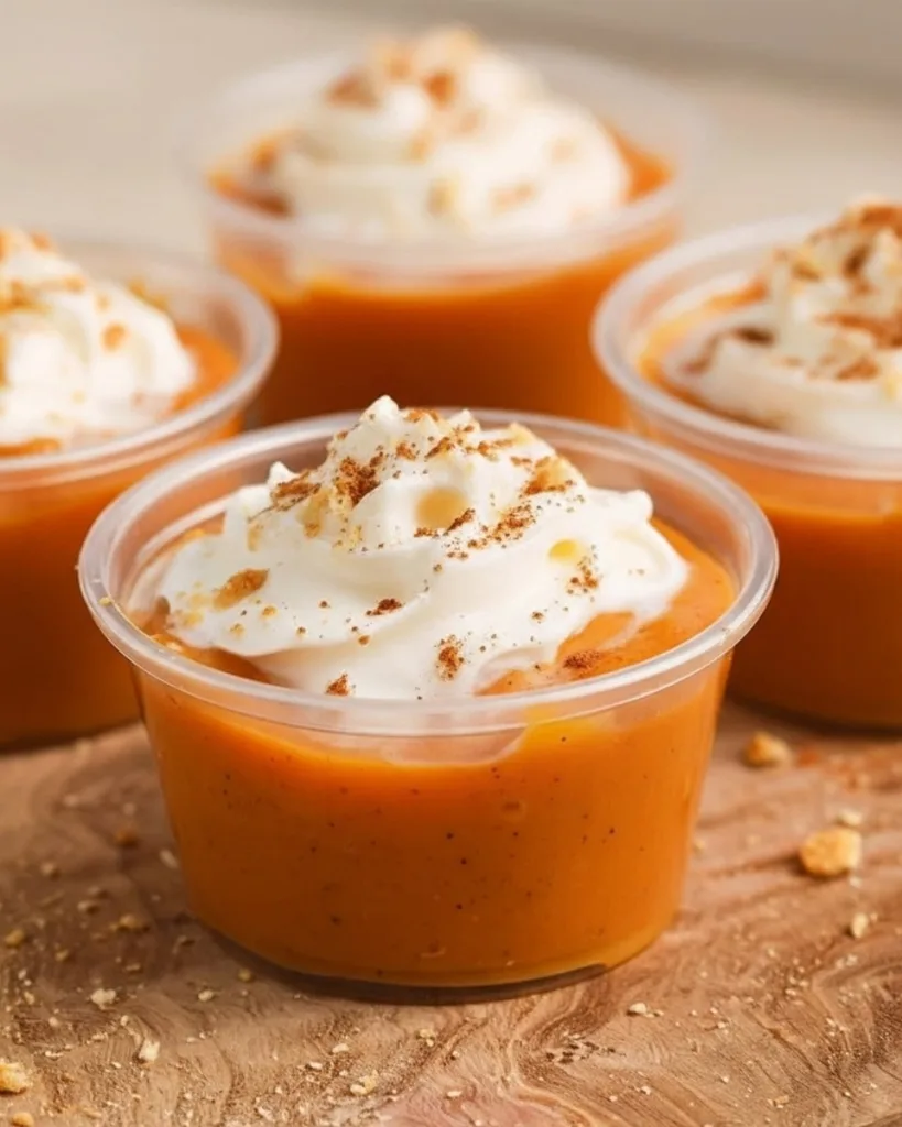 Pumpkin Pie Pudding Shots 3