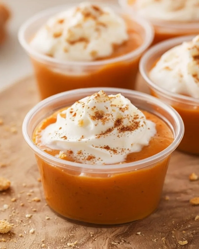 Pumpkin Pie Pudding Shots 5