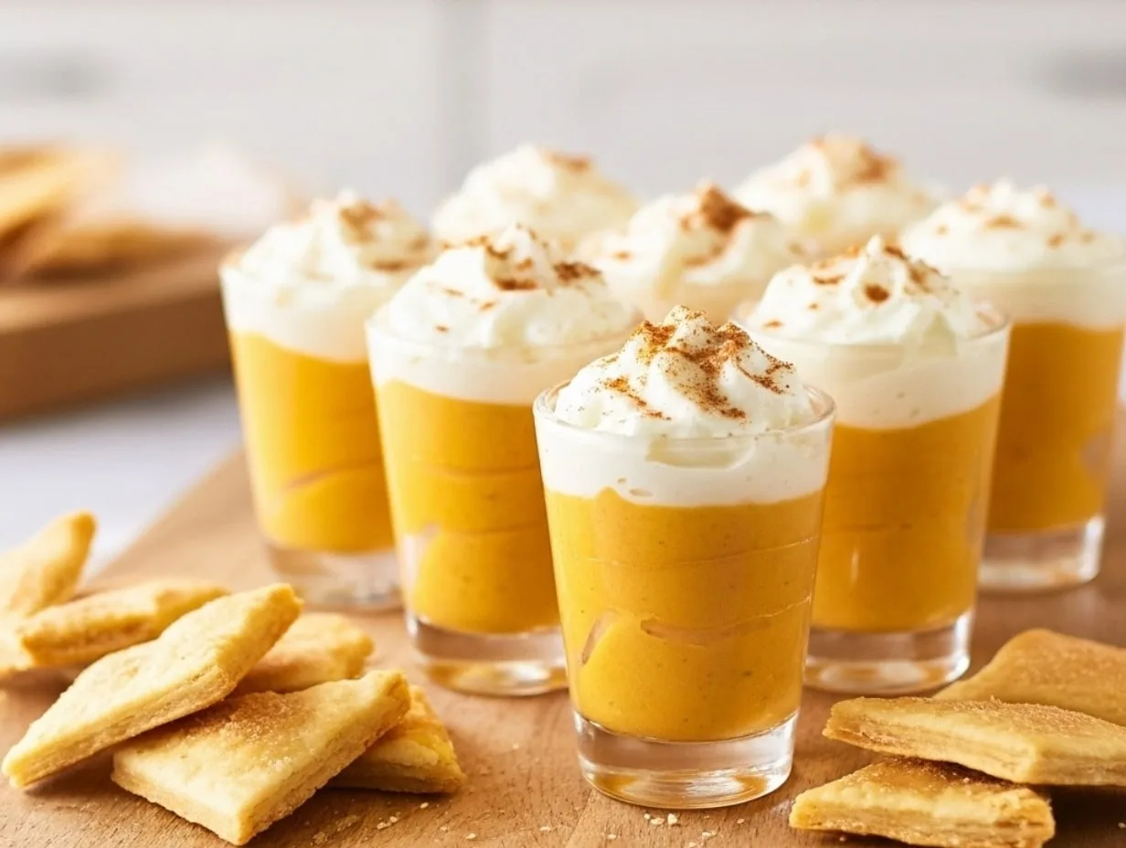 Pumpkin Pie Pudding Shots