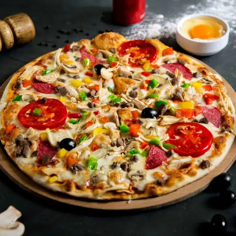 Chicken Pesto Pizza Recipe