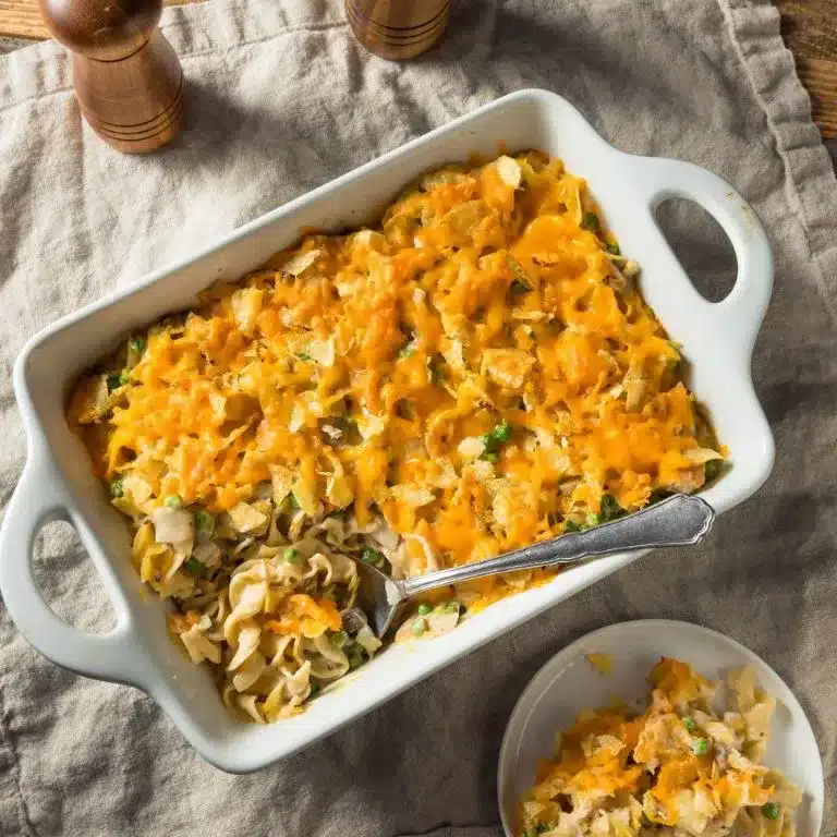 Cheesy Tuna Casserole Recipe