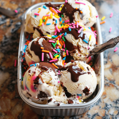 Copycat Birthday Cake Remix Ice Cream