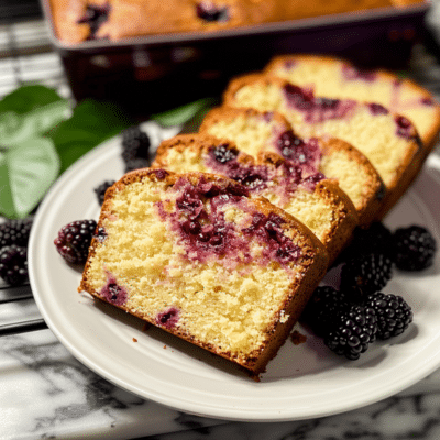 Blackberry Pound Cake