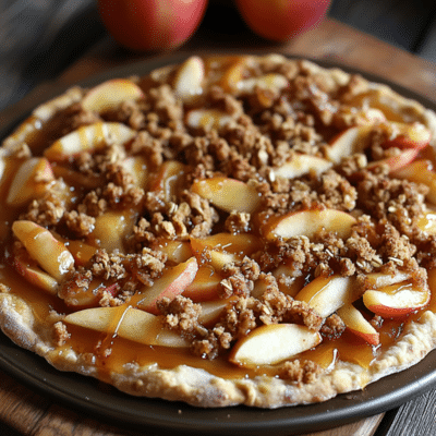 Apple Crisp Pizza