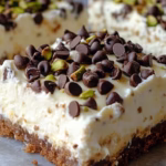 Cannoli Cheesecake Bars