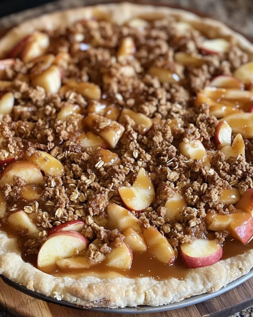 Apple Crisp Pizza 4