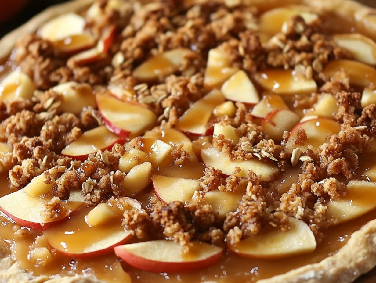 Apple Crisp Pizza