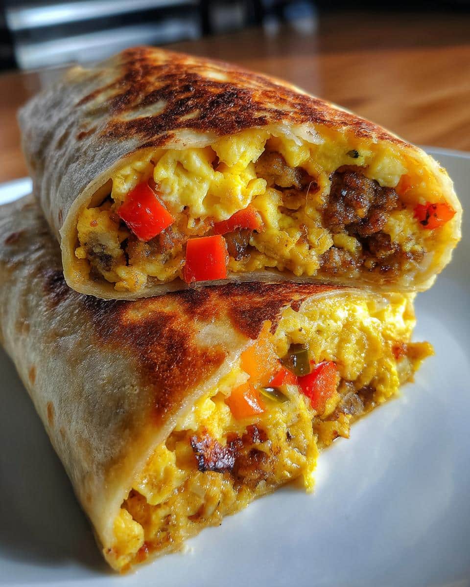 Air Fryer Breakfast Burritos - detail 1