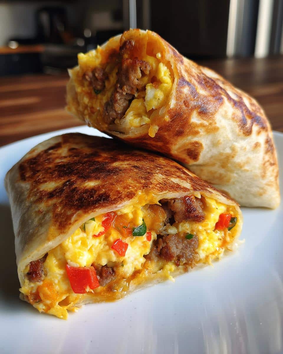 Air Fryer Breakfast Burritos - detail 2