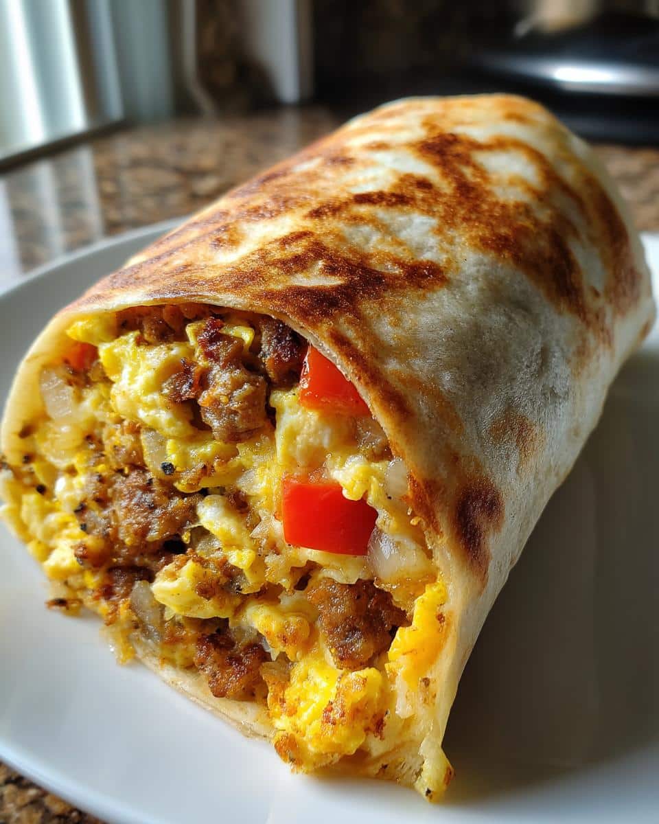 Air Fryer Breakfast Burritos - detail 3
