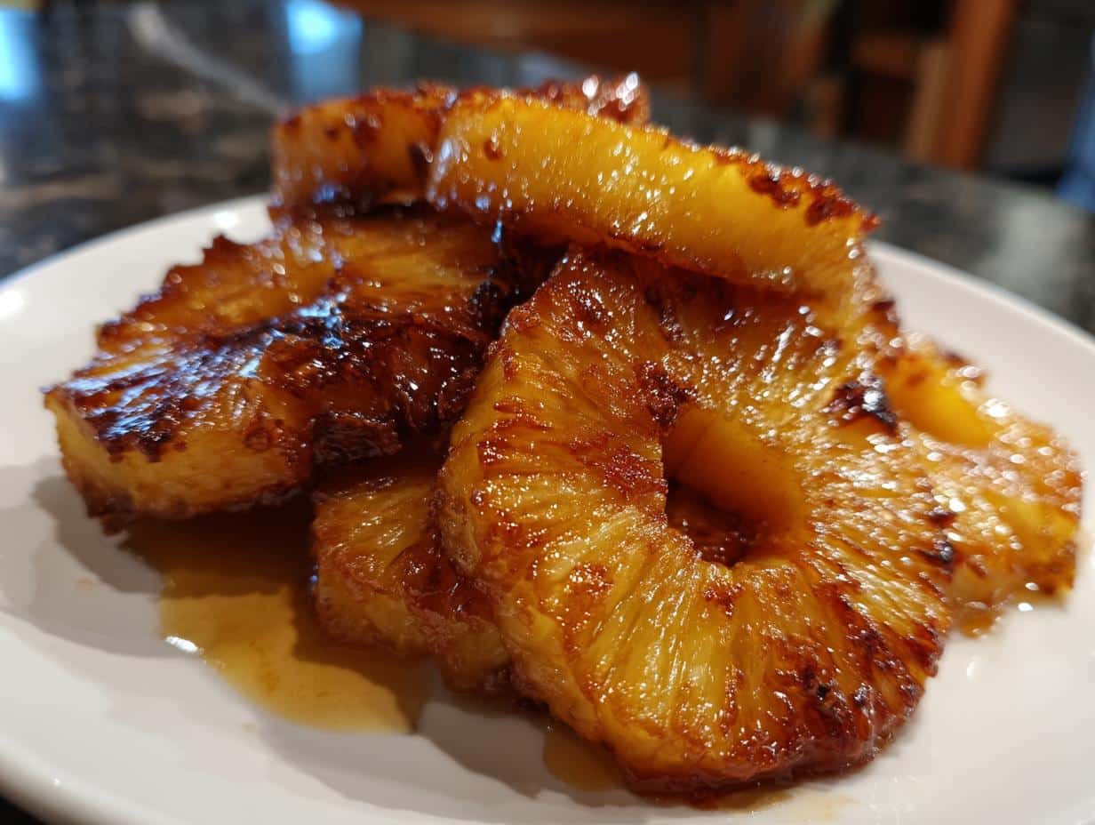 Air Fryer Brown Sugar Pineapple