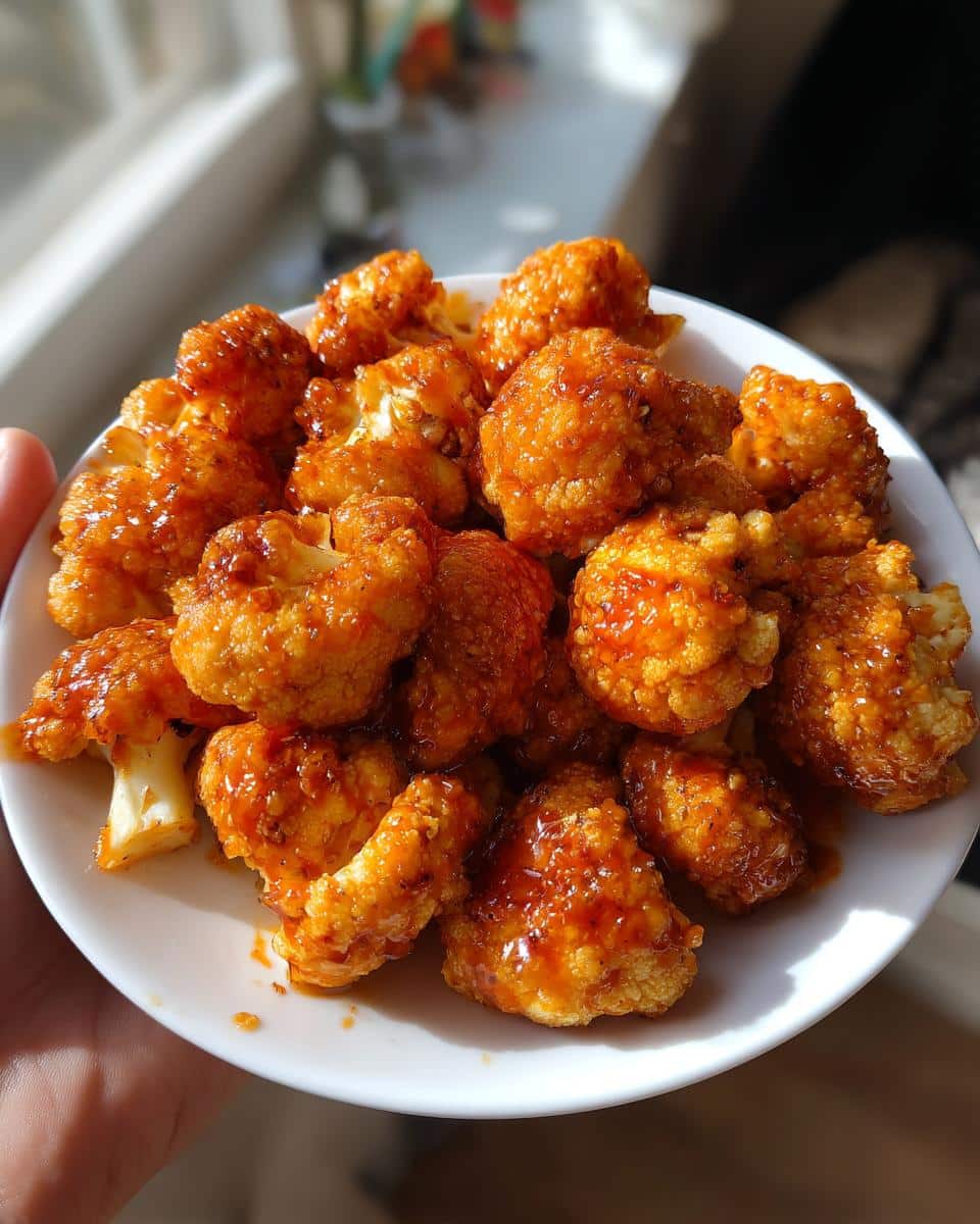 Air Fryer Buffalo Cauliflower - detail 1