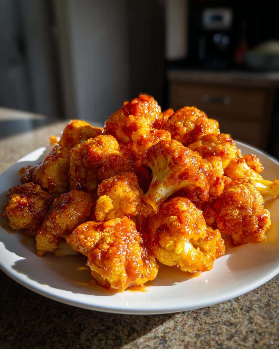 Air Fryer Buffalo Cauliflower - detail 2