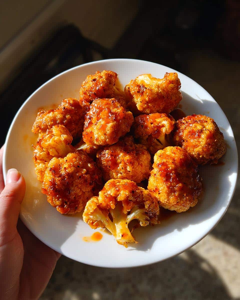 Air Fryer Buffalo Cauliflower - detail 4