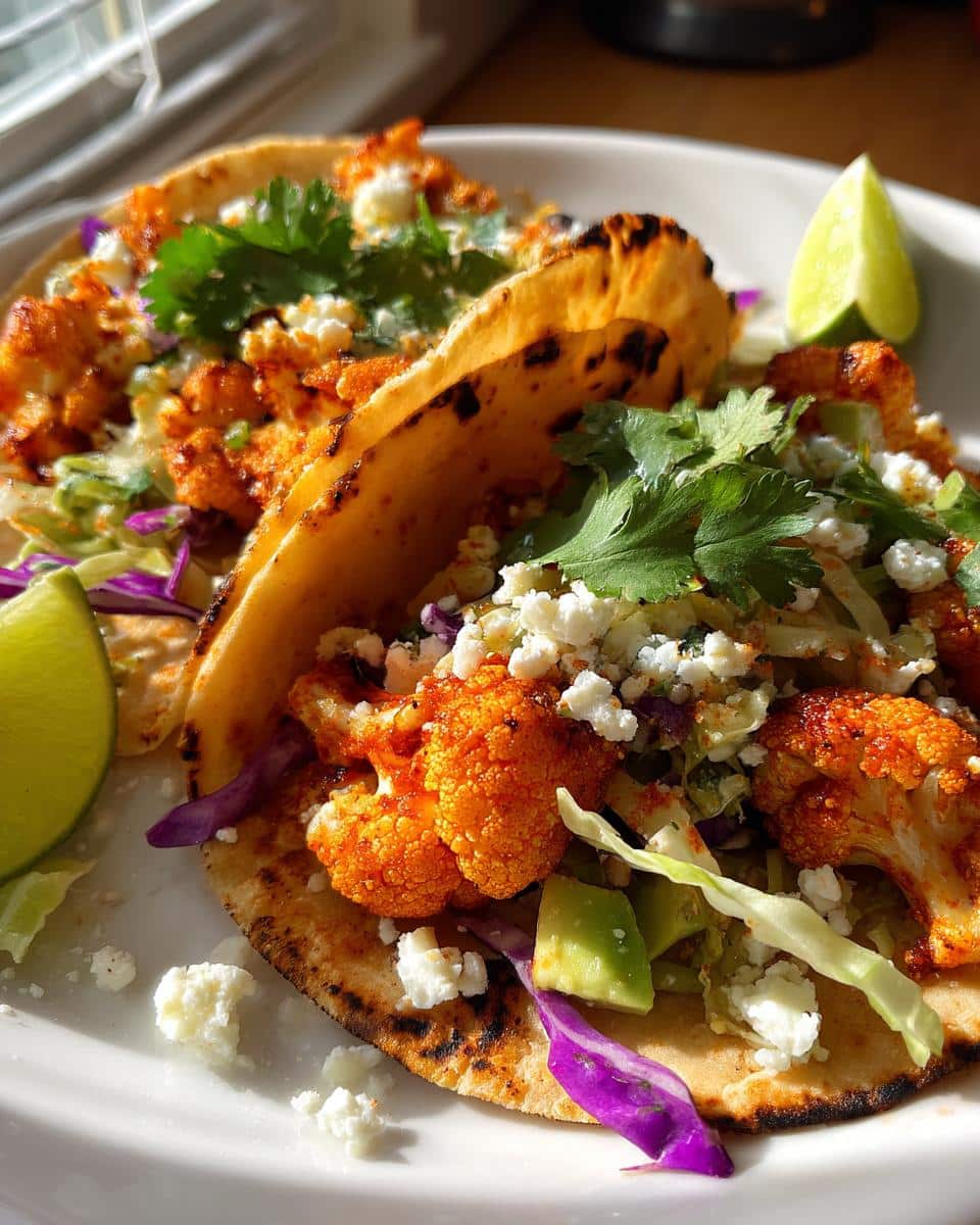 Air Fryer Cauliflower Tacos - detail 4