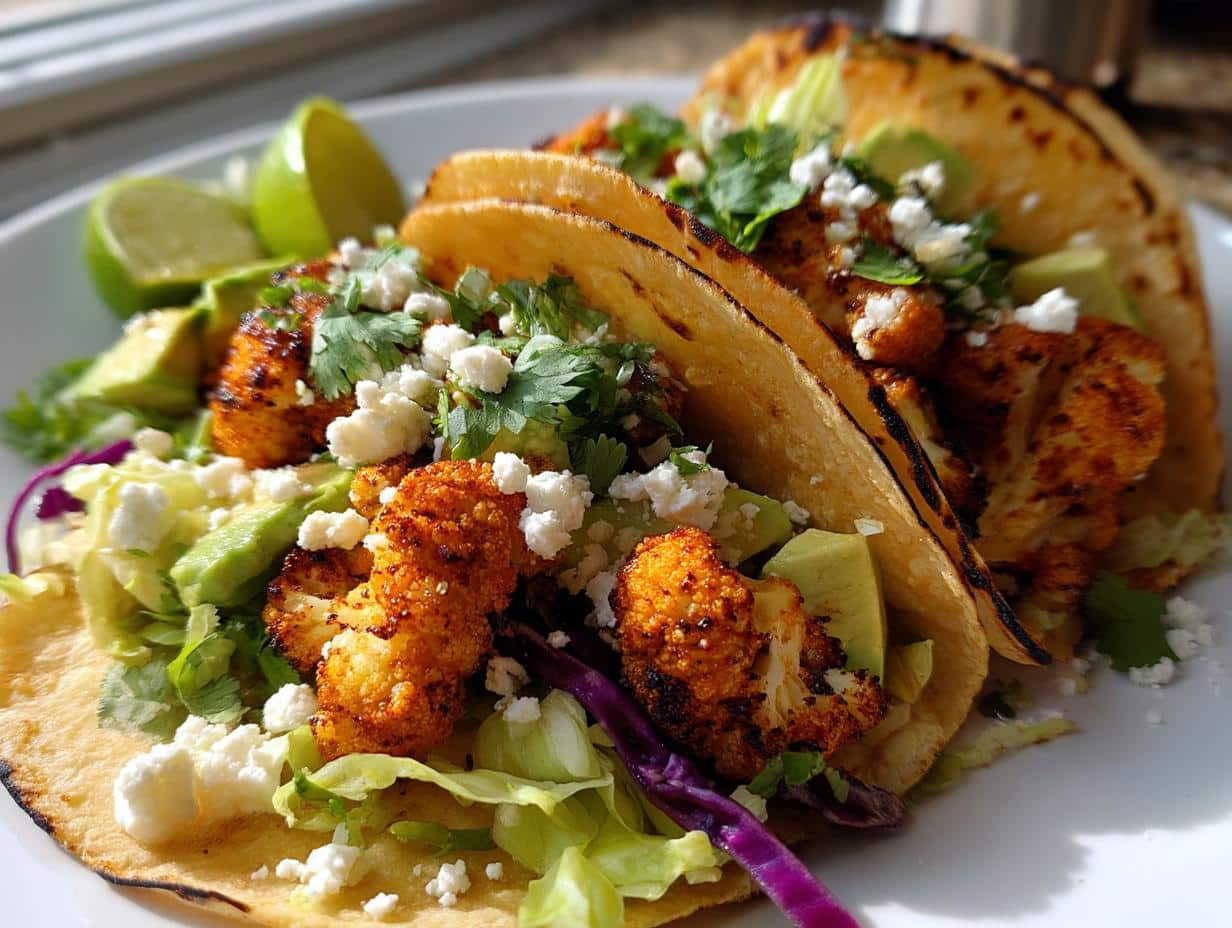 How to Make Air Fryer Cauliflower Tacos in 30 Minutes or Less