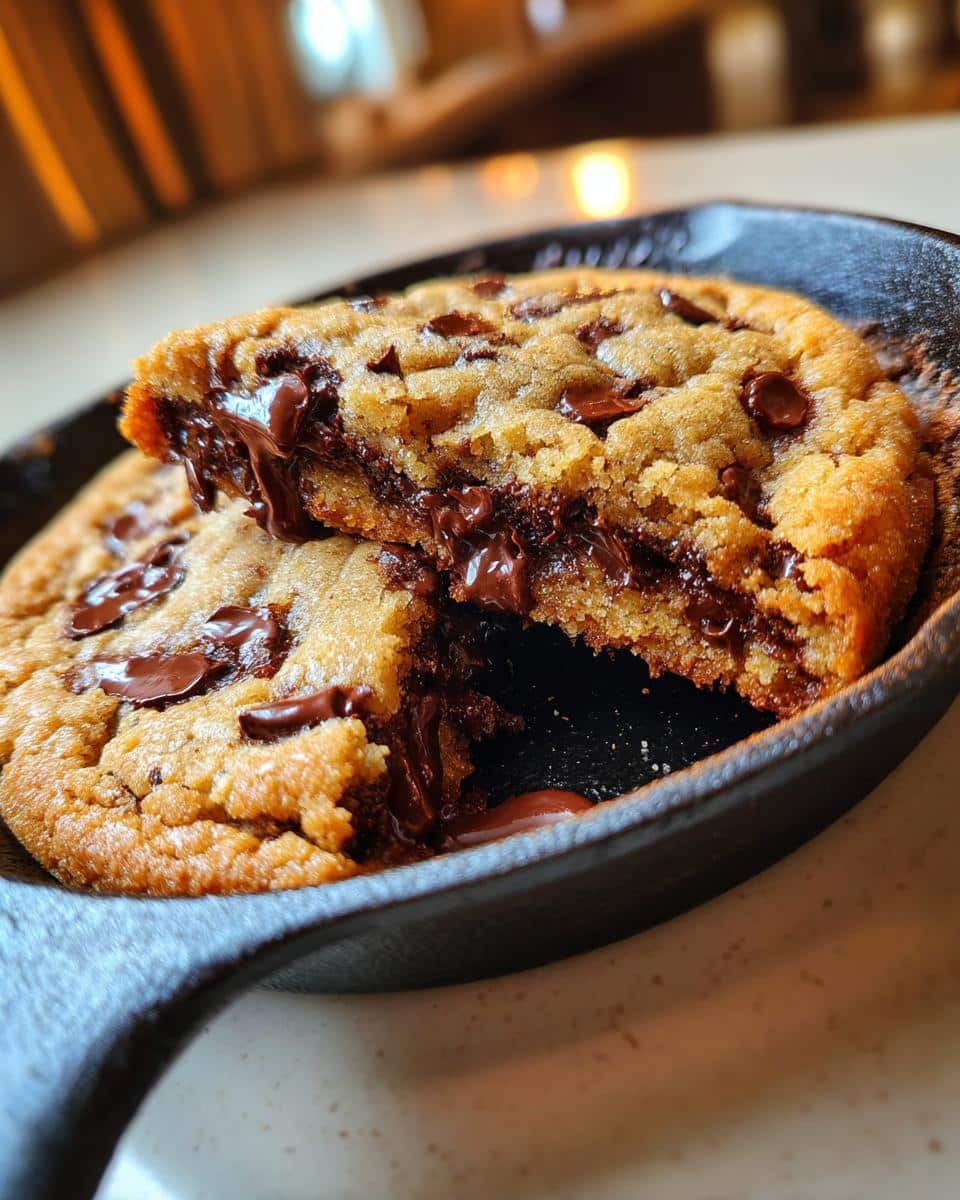 Air Fryer Chocolate Chip Cookie Skillet - detail 2