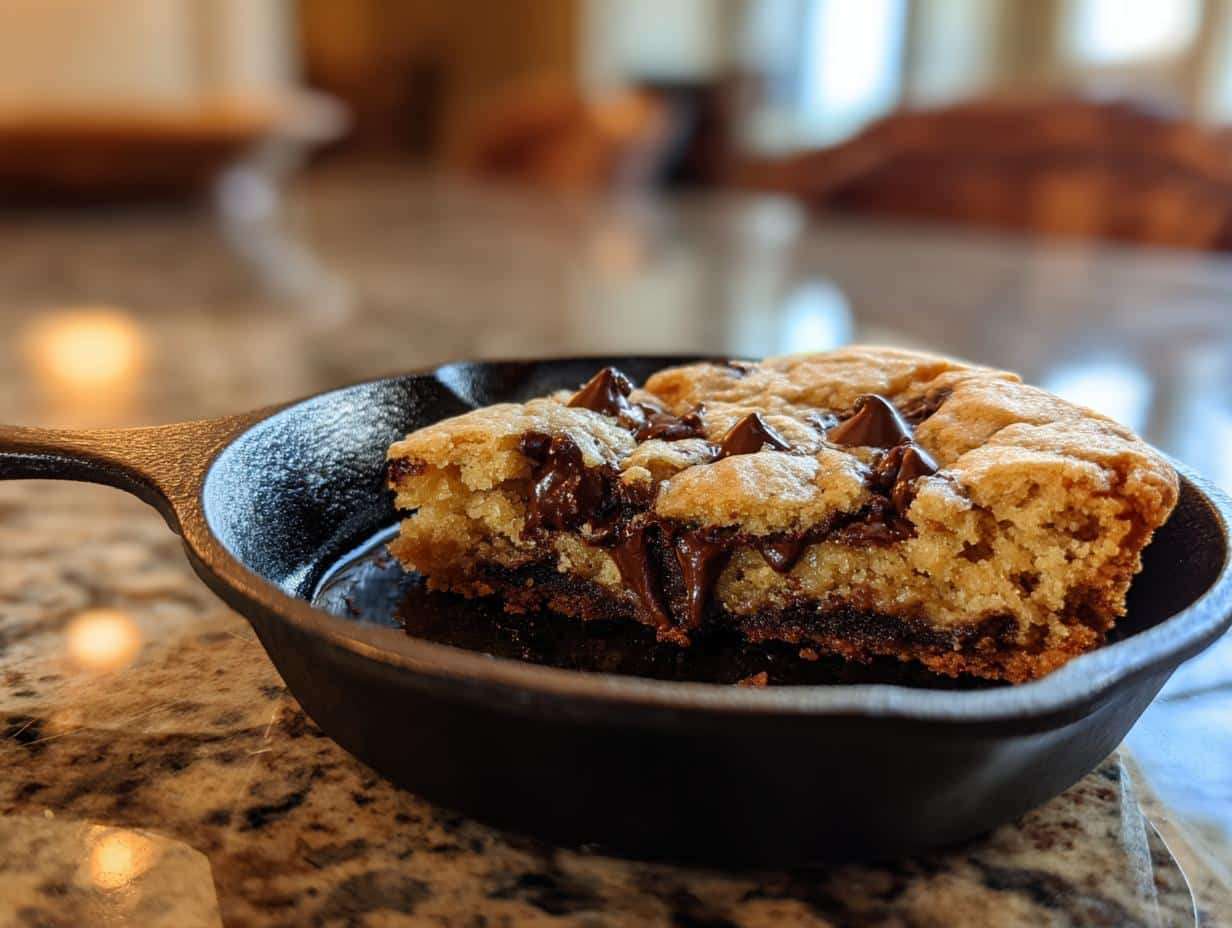 Air Fryer Chocolate Chip Cookie Skillet
