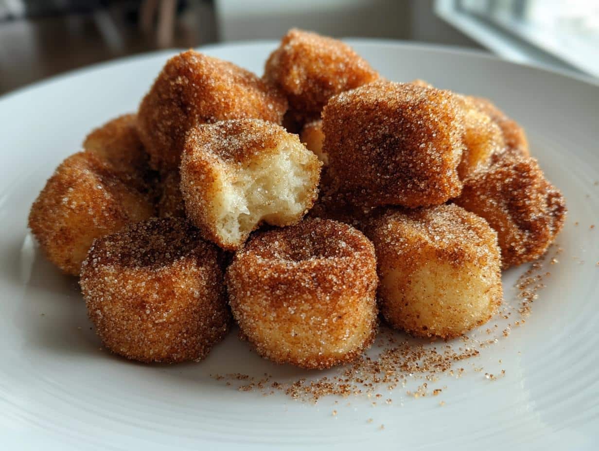 Air Fryer Churro Bites