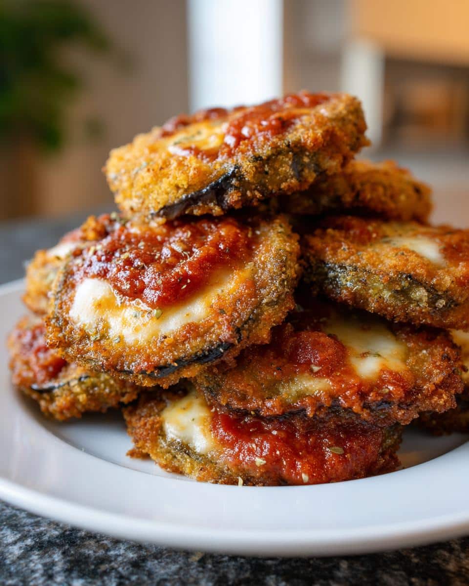 Air Fryer Eggplant Parmesan - detail 1