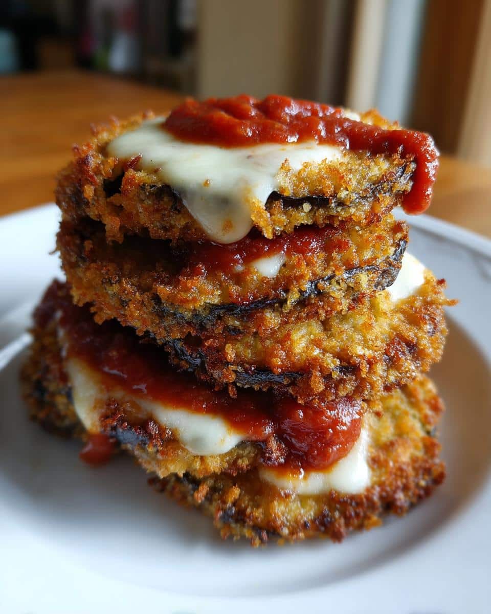 Air Fryer Eggplant Parmesan - detail 2