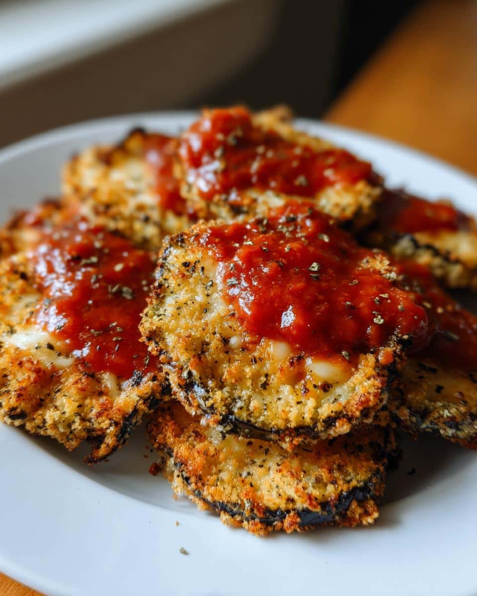 Air Fryer Eggplant Parmesan - detail 3