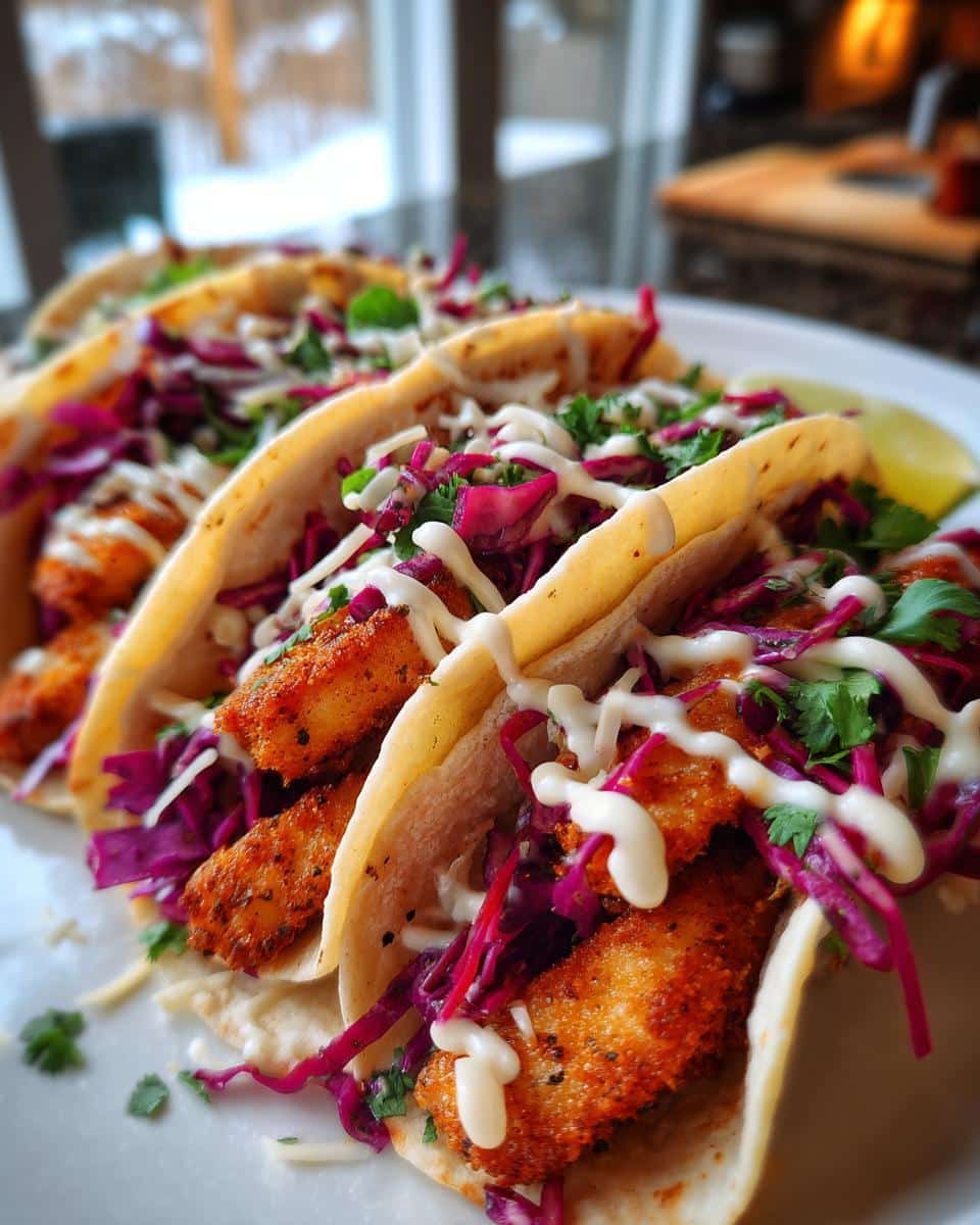 Air Fryer Fish Tacos - detail 1
