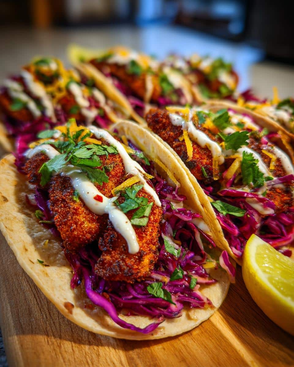 Air Fryer Fish Tacos - detail 3