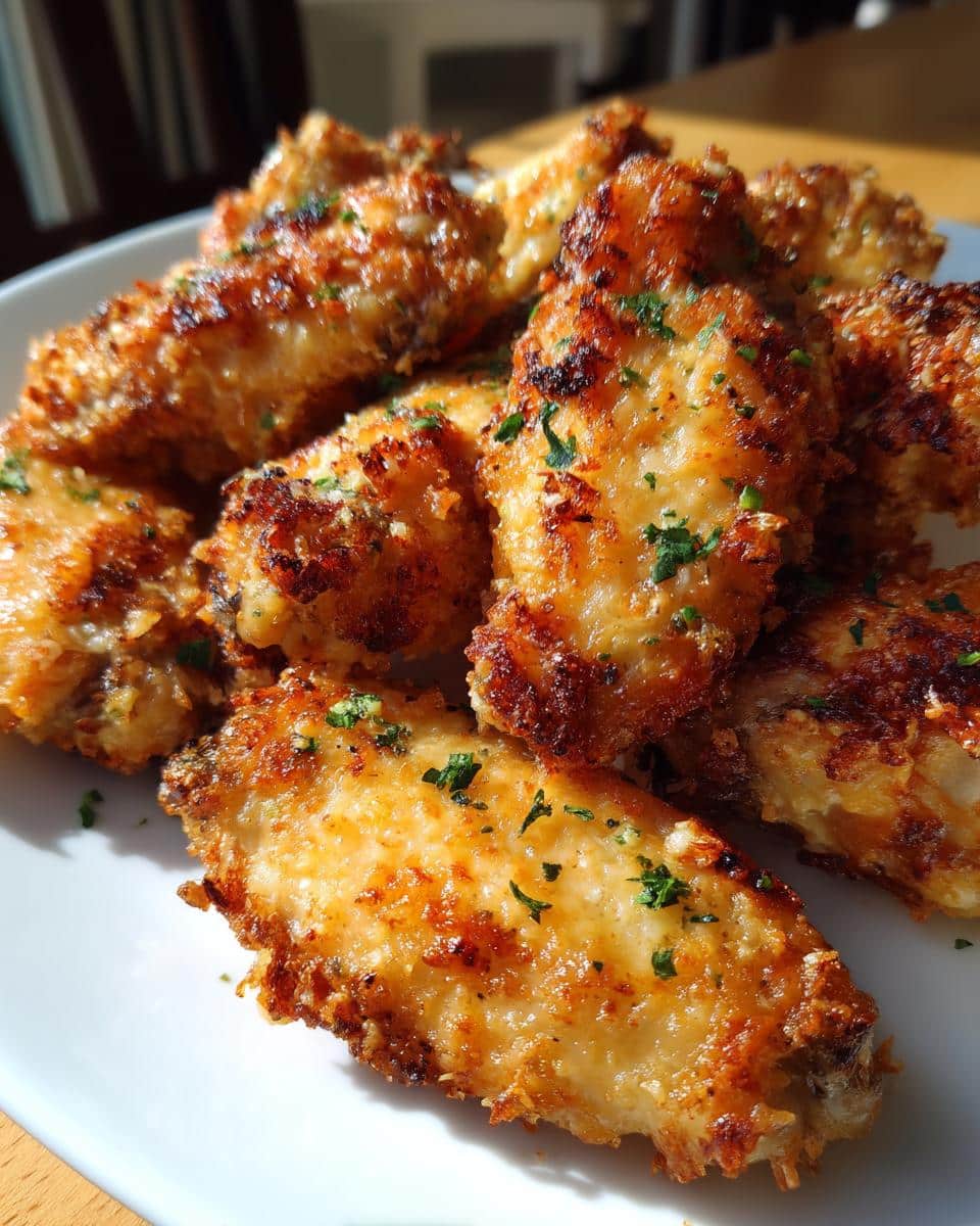 Air Fryer Garlic Parmesan Wings - detail 1