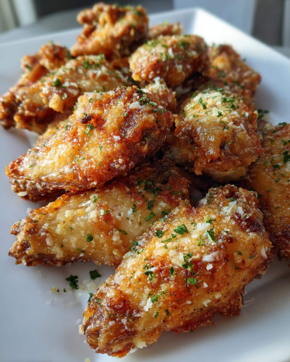 Air Fryer Garlic Parmesan Wings - detail 2