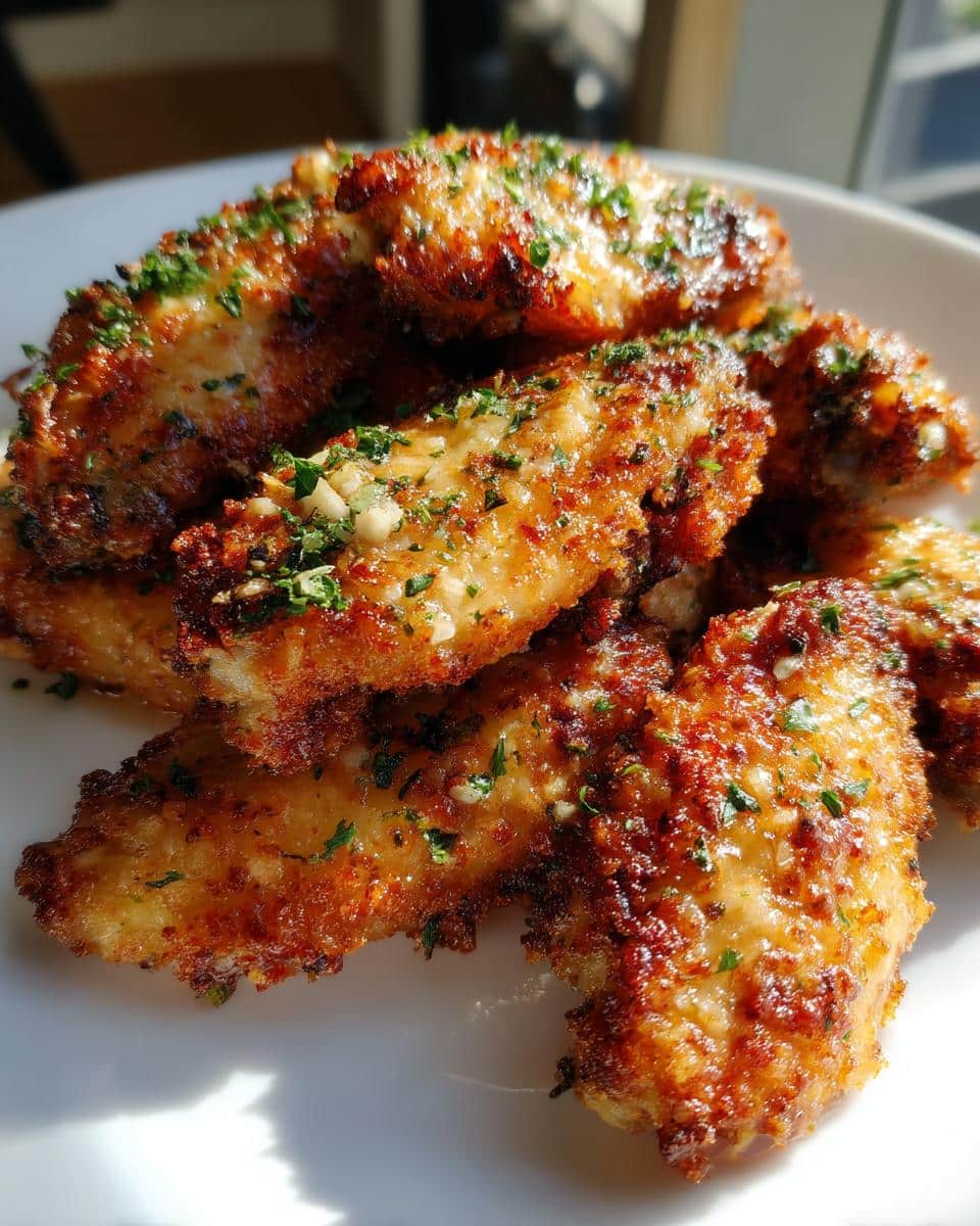 Air Fryer Garlic Parmesan Wings - detail 3