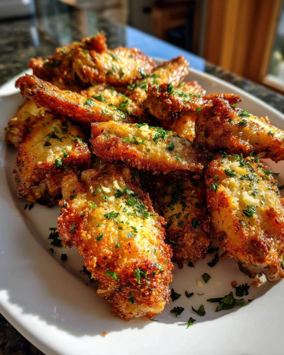 Air Fryer Garlic Parmesan Wings - detail 4