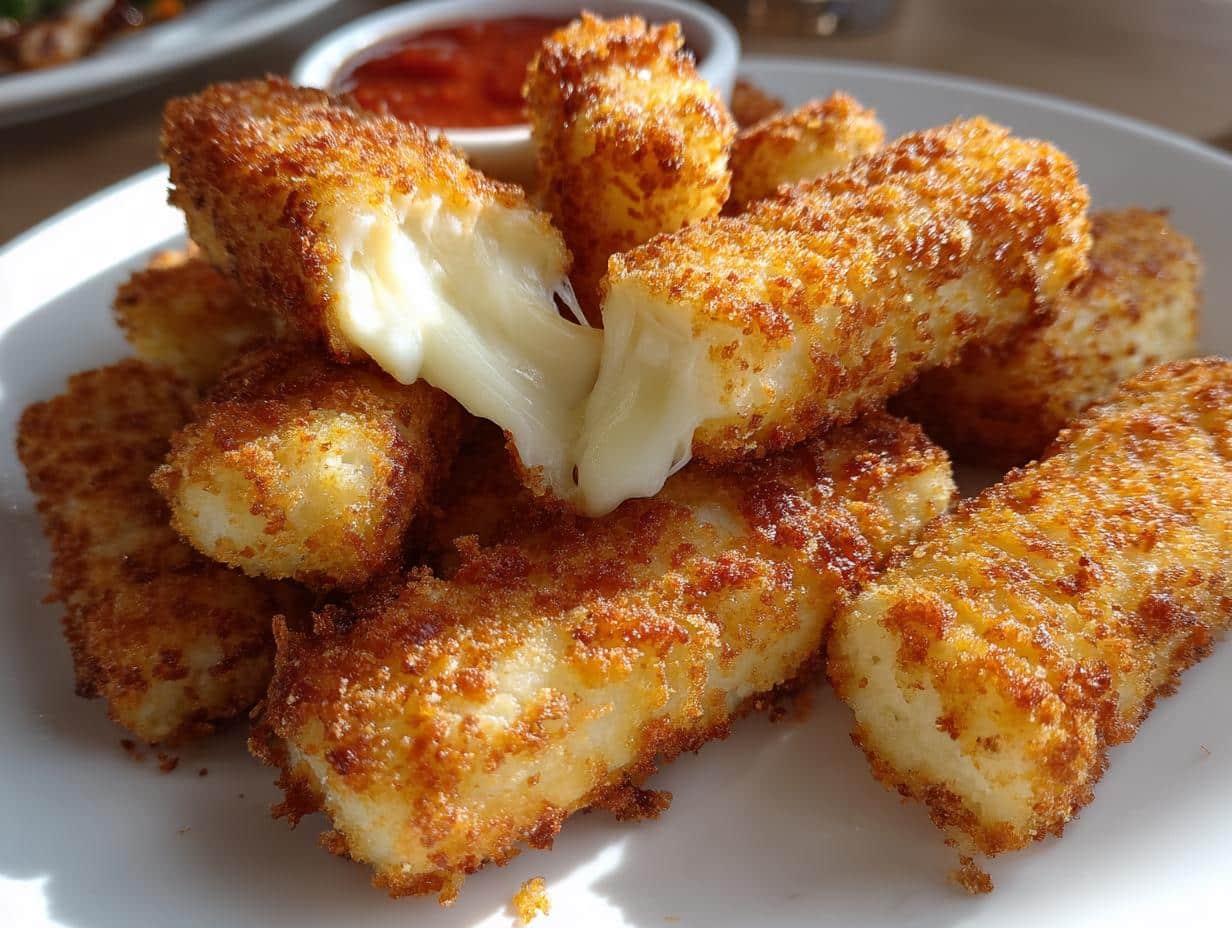 How to Make Air Fryer Mozzarella Sticks (Fast & Cheesy!)