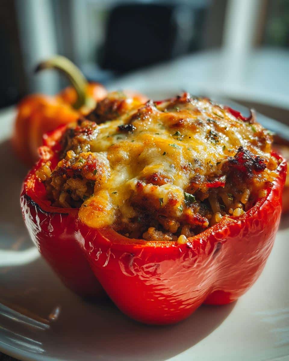 Air Fryer Stuffed Bell Peppers - detail 1