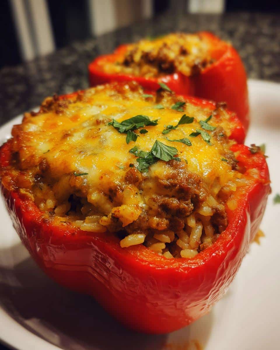 Air Fryer Stuffed Bell Peppers - detail 3