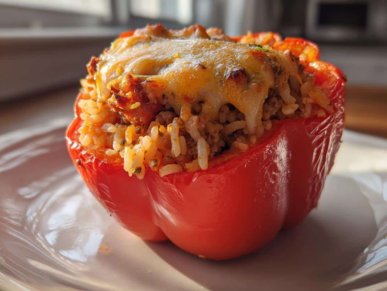 How to Make Air Fryer Stuffed Bell Peppers