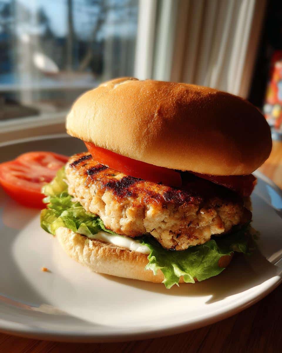 Air Fryer Turkey Burgers - detail 1