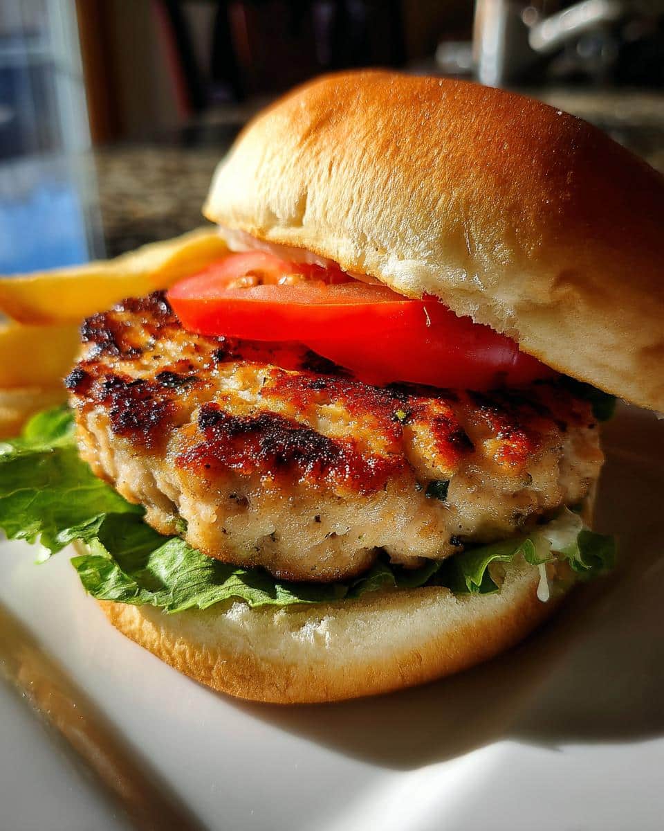 Air Fryer Turkey Burgers - detail 2