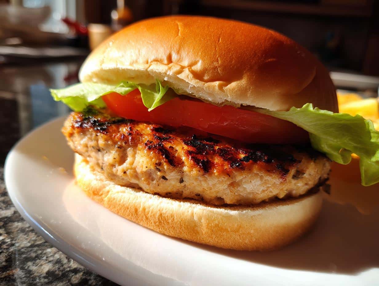 Juicy Air Fryer Turkey Burgers Ready in 15 Minutes